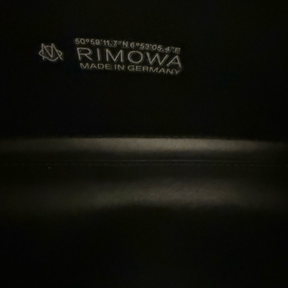 RIMOWA Cross Body Personal Bag Aluminum Black with box and dust bag - Picture 7 of 14